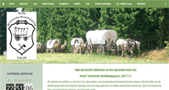Desktop Screenshot of historischer-besiedlungszug.de